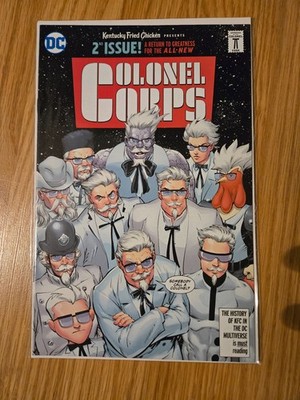 Rare DC KFC Comic #2 The Colonel Corps VF/NM