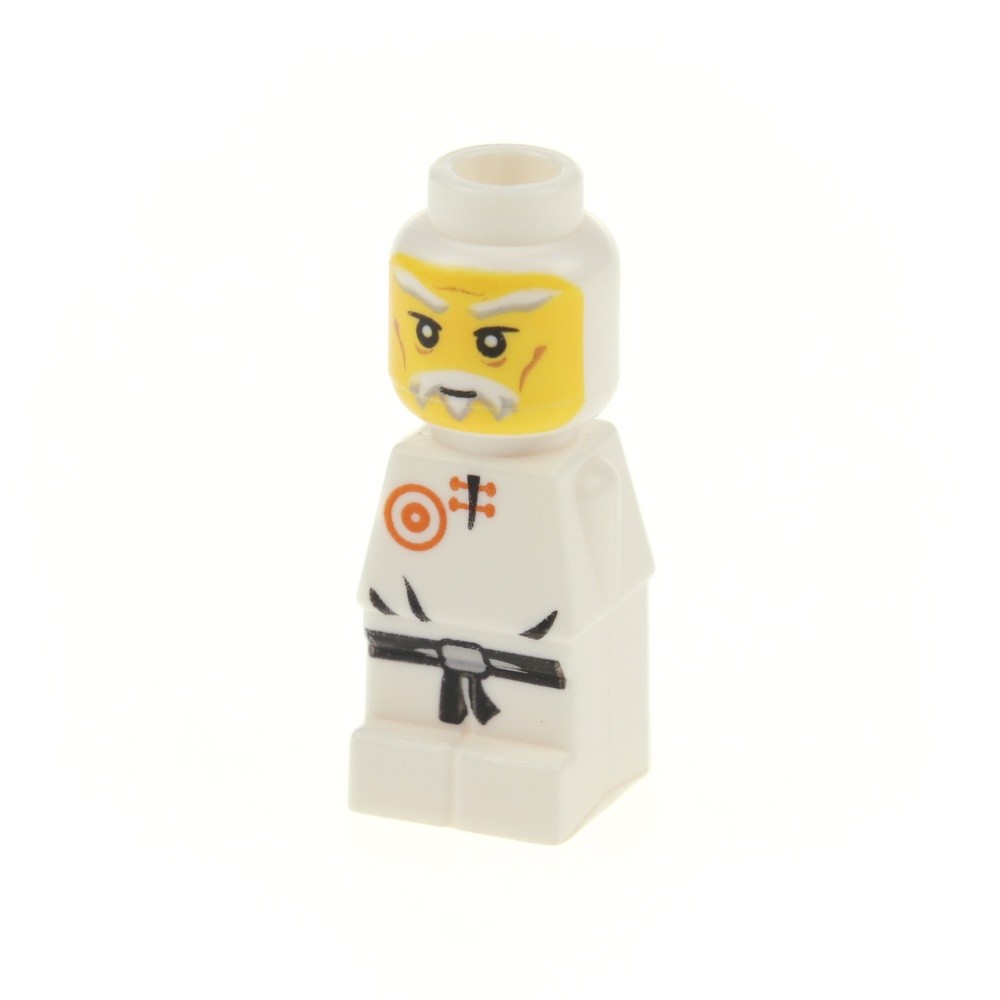 1x lego Micro Figurine ninjago Sensei Wu White Game Figure Bord 3856 85863pb056