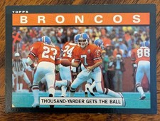 1985 Topps Football #235 John Elway Denver Broncos Team Leaders card! HOF!