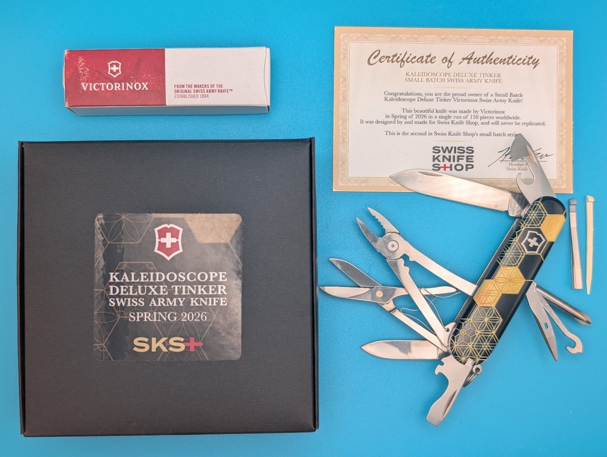 Limited Ed. Victorinox Kaleidoscope Deluxe Tinker Swiss Army Knife