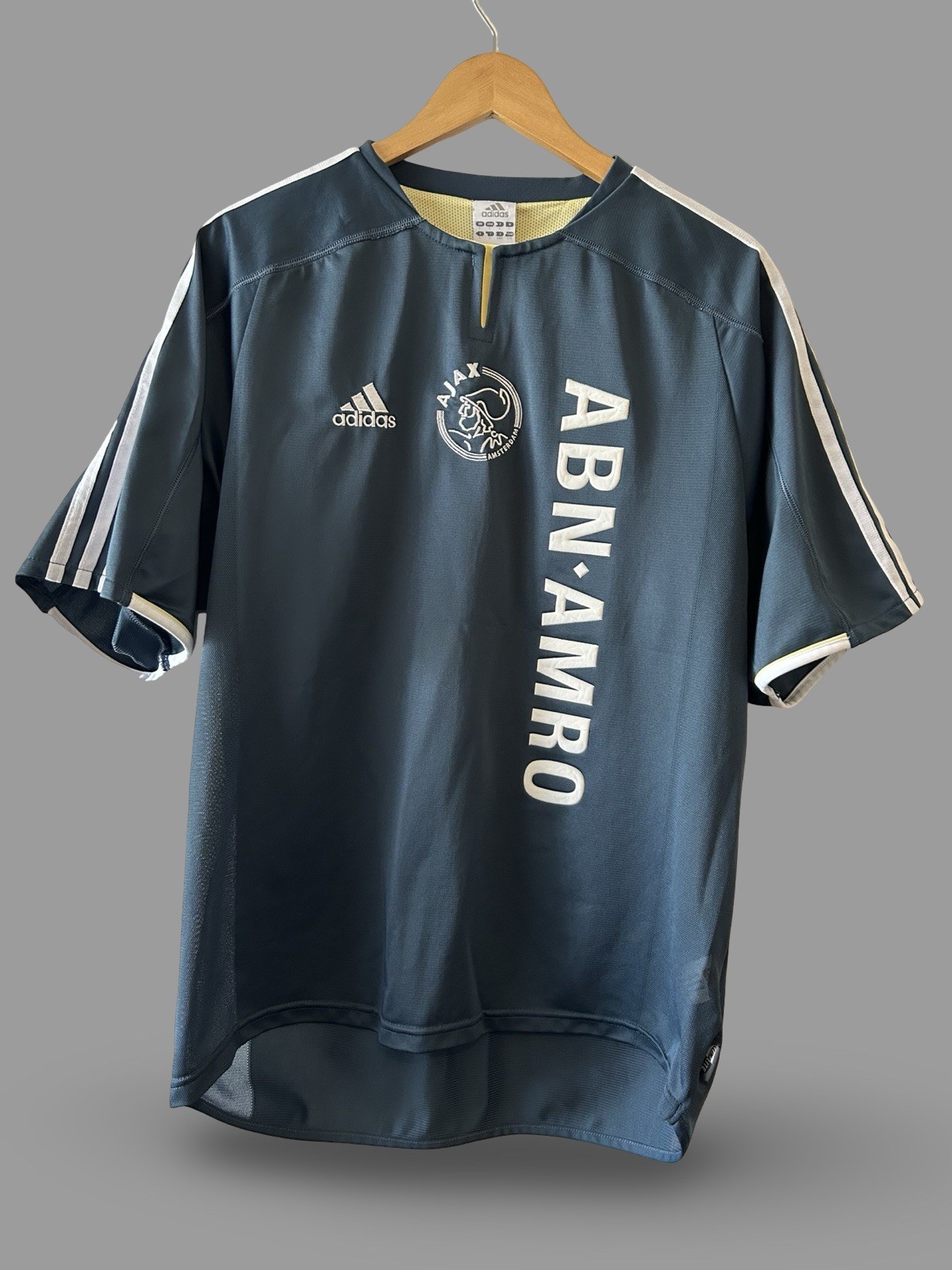 Authentic Ajax Adidas 2003/04 Grey Away. Large. 8.5/10 Condition. Rare.