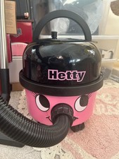 Image of Numatic 902289 Hetty HET.160-11 620W 6 Litres Bagged Cylinder Vacuum - Pink