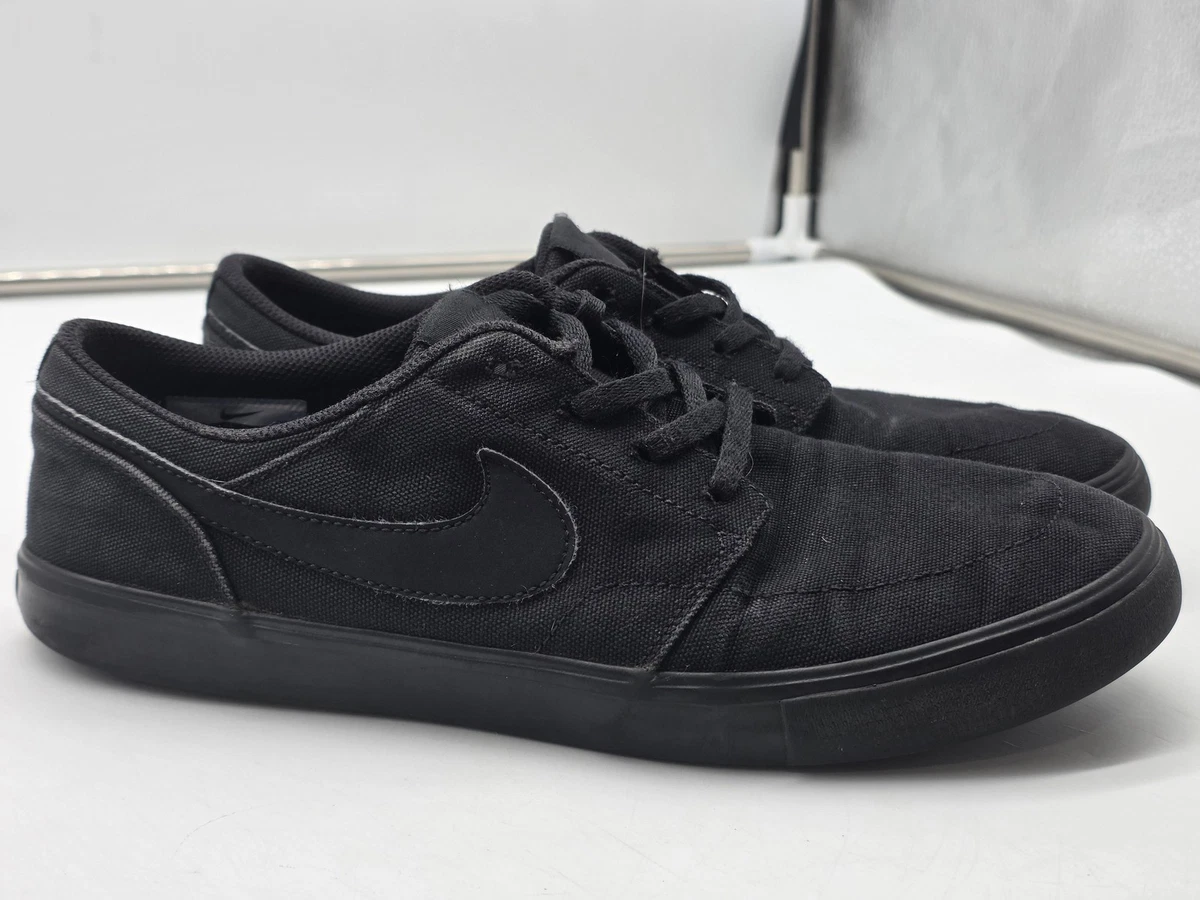 Nike SB Portmore Canvas Mens Size 10.5 Black White Skate Sneakers Casual Walking Nike Skateboarding Shoes for Men – Size 11.5M Gray Canvas  main image 4
