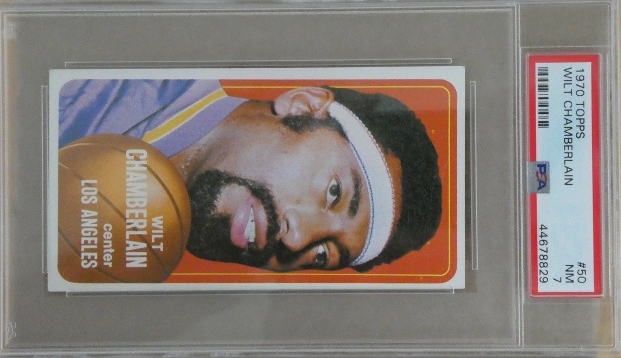 1970 Topps- Wilt Chamberlain #50 PSA NM-7 (25823613)
