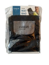 Evolve Yoga Mat Bag by Gaiam - Black with Gray Adjustable Strap