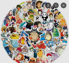 Studio Ghibli Vinyl Sticker Lot 100pc Matte Multicolor Totoro