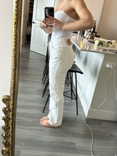 Vintage White Levi  s 90s/00s 501 Denim Jeans 30x30