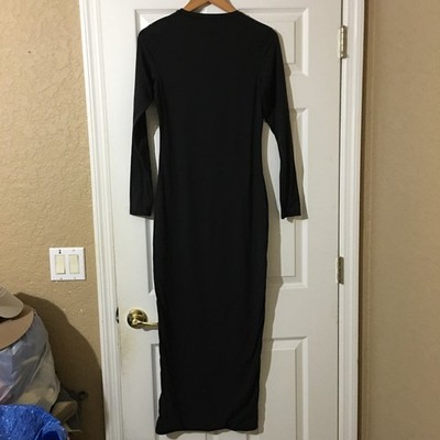 skims long sleeve black dress kelseykooima on LTK