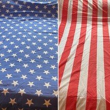 VTG Martex Boynton American Flag Comforter Tw...