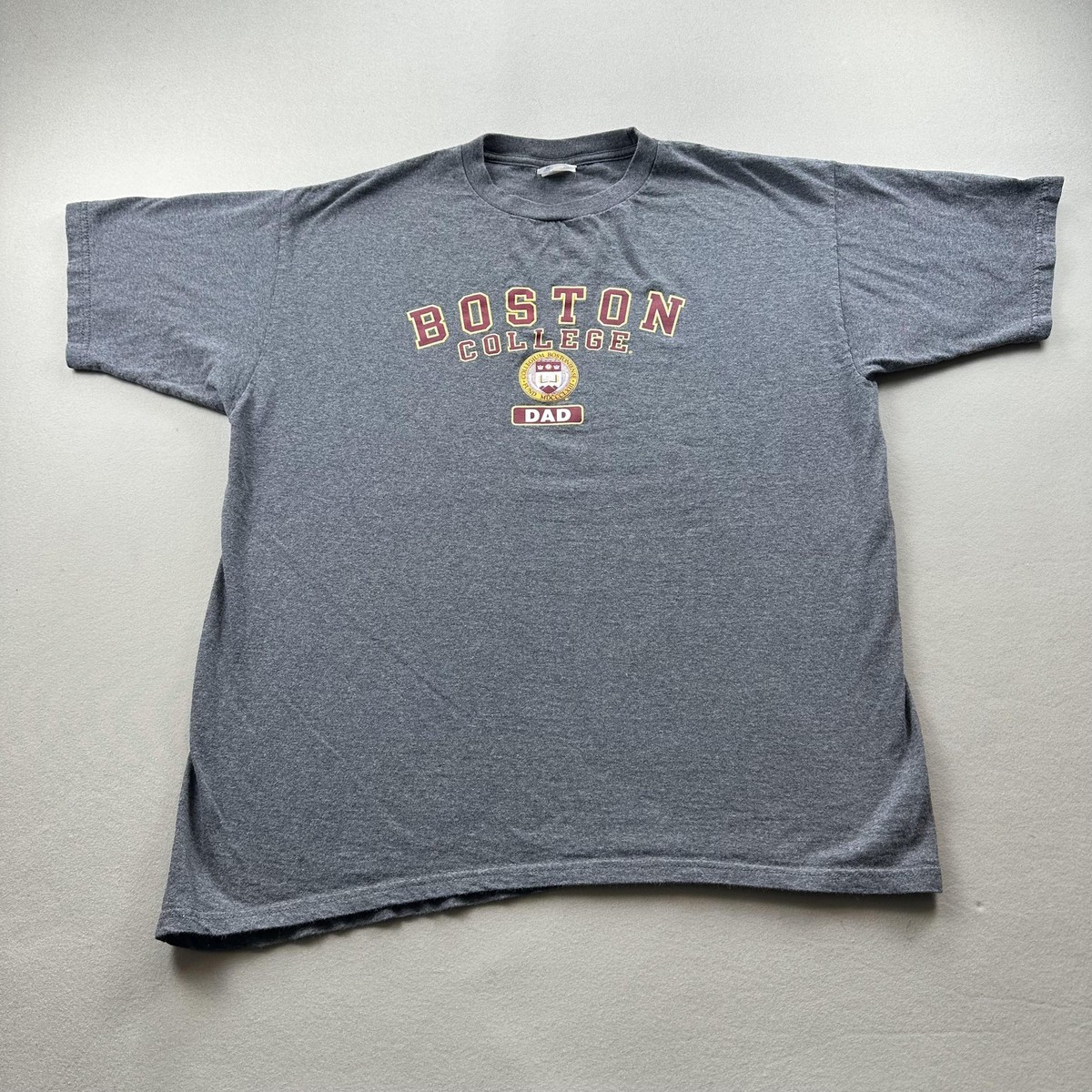 Vintage Boston College T-Shirt Mens XL Gray Champion Dad BC Eagles 