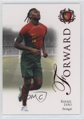 2023 Futera Unique World Football Forwards Ruby 10/10 Rafael Leao Leão #075 13m8