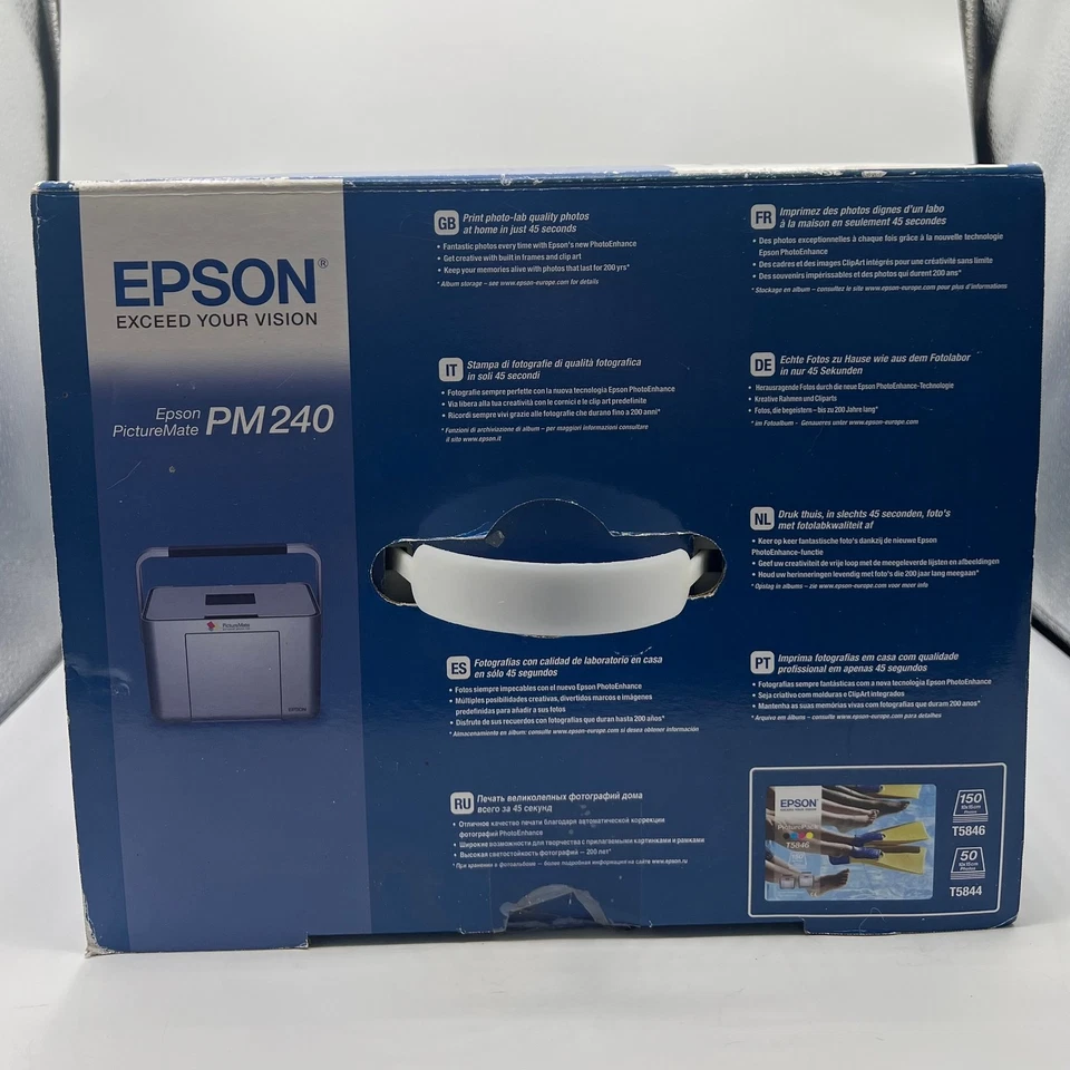 Epson PictureMate PM240 Photo Printer with PhotoEnhance Technology - Image 4 of 4