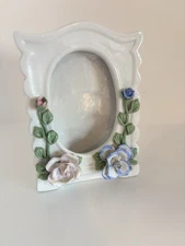 Vintage 1960s Mini Porcelain Picture Frame