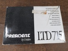 President by Uniden LTD 715 Full Featured VHF Marine Boat Radio USA - OPEN BOX