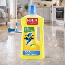 Flash Multipurpose Floor Liquid Cleaner Crisp Lemon 1L  7.35 per litre