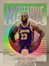 2020-21 Illusions LeBron James Green Emerald Mystique Acetate SP #10 Lakers Goat