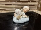 *SUPER RARE VTG* Napco Itsy Bitsy Angel Girl Praying "Brighten Up” Figurine — photo 5