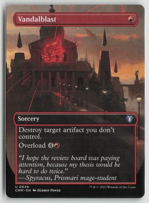 Vandalblast (Borderless) LP 646 Commander Masters MTG