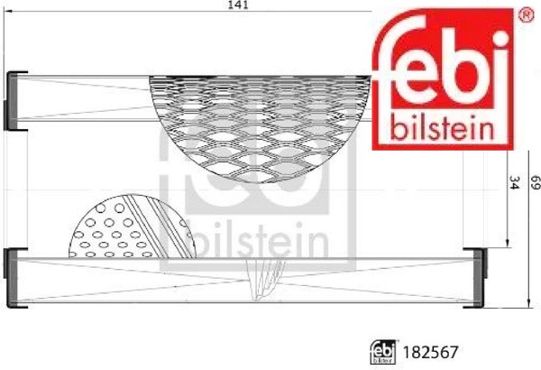 Febi Bilstein 182567 ÖLfilter MotoröLfilter-image