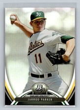 2013 Bowman Platinum #44 Jarrod Parker Oakland Athletics Baseball Card