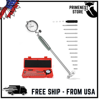 Dial Bore Gauge 2 6'' 0.001'' Hole Cylinder Measurement Inside Micrometer Tool Kit
