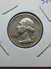 1958 D Washington Quarter - As Shown! (#3045)