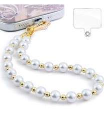 Phone Charm Wrist Strap with Tether Tab, Detachable Anti-Theft CellPhone Charms