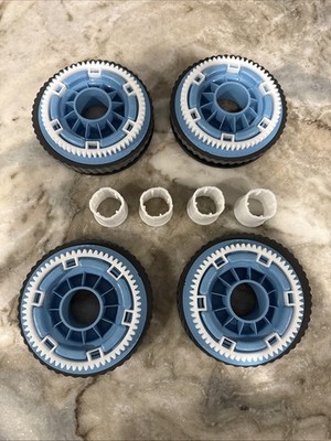 Aqua Products Aquabot X4 X2 RAPIDS 4WD PVA TIRE WHEEL BUSHING Set 4 Blue NEW