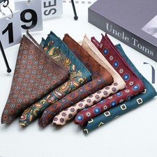 Handkerchief Paisley Vintage Pocket Square Men's Chest Business Suit Accessories
