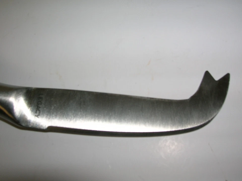 Legacy Barware Tools Brushed Nickel Finish Corkscrew Stopper Cheese Knife NEW - Image 4 of 4