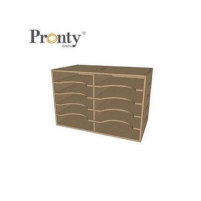 Pronty MDF Crafts Storage Kit - Basic Ink Aufbewahrungsbox 220 x 150 x 130 mm