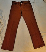 Karl Kani Designer Hip Hop Y2K Vtg Baggy Streetwear Pant Sz 14 Red Jeans Rare