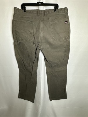 Dickies Mens Carpenter Jeans Olive Green 40X32 #904