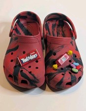 Crocs Toddler Classic Marbled Clog Pepper/Black 206838-6EOCrocs Kids J2 Red Bla