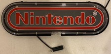 AUTHENTIC NINTENDO NEON SIGN RED LOGO RETRO GAME ROOM WALL LIGHT NOT WORKING