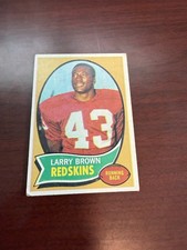 1970 Topps #24 Larry Brown Rookie Card. VG(cr). rookie card picture