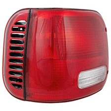 Halogen Tail Light For 1999-2003 Dodge Ram 1500 Van Left Clear Red Lens Halogen Tail Light For 1999-2003 Dodge Ram 1500 Van Left Clear Red Lens