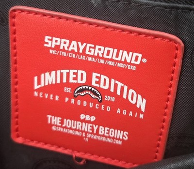 Sprayground Limited Edition Pouch   Rare Shark Graphic