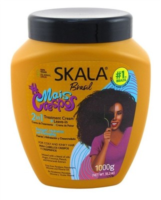 Skala Mais Crespos 2-In-1 Leave-In Treatment Crm 35.2 Ounce