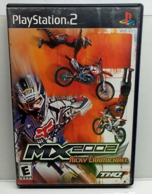 #ad MX 2002 Featuring Ricky Carmichael PlayStation 2 2001 Complete Tested Working $14.80