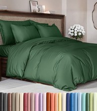 Duvet Cover Queen Size Set - Extra Soft Queen Duvet Cover 90" x 90" with 2 Pi...