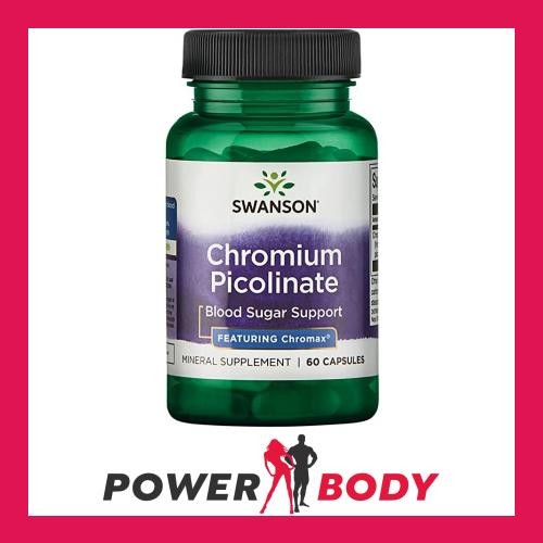Swanson - Chromium Picolinate Featuring Chromax, 200mcg - 60 caps