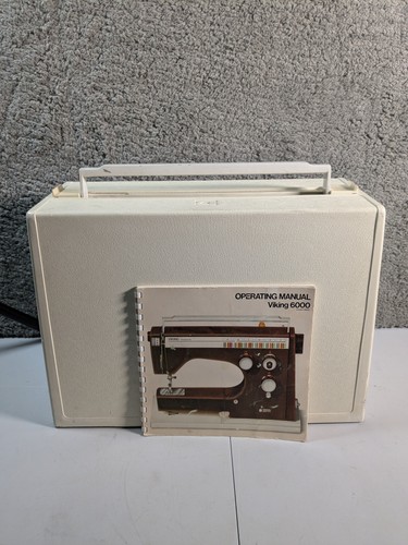 Husqvarna Viking 6440 Sewing Machine w/Foot Pedal, Case & Manual