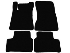 Veloursfußmatten für Mercedes A kl W177 V177 2018-… , Schwarz x14 Rand
