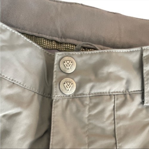 Burton Boy’s tracker white collection ski pants Gray dry ride Pants size Large - Picture 5 of 7