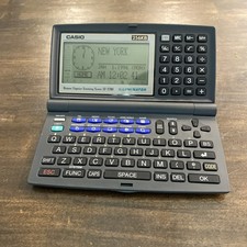 Vtg Casio SF-5780 Black Hand Held 256KB Business Organizer Scheduling System
