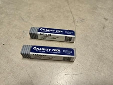 Lot of 2 Harvey Tool 0.0300" 3 Flute Carbide Corner Rounding Endmill 16030-C3