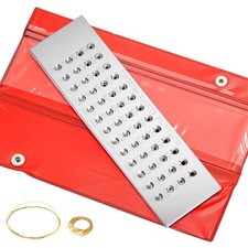 0.26-4.1Mm Jewelry Wire Drawplate 52 Holes Tungsten Carbide Steel round Draw Pla