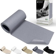 KING MOUNTAIN Canvas Iron on Patch,3" 60",Waterproof 100 3"x60", Light Gray