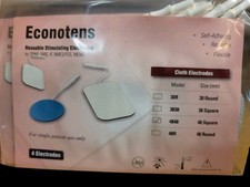 Econotens Reusable Cloth Electrodes 4848 48mm Square 4 Pack